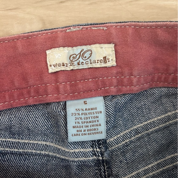 SO Y2K Bootcut Jeans Size 5 Blue Denim Vintage - Picture 4 of 9